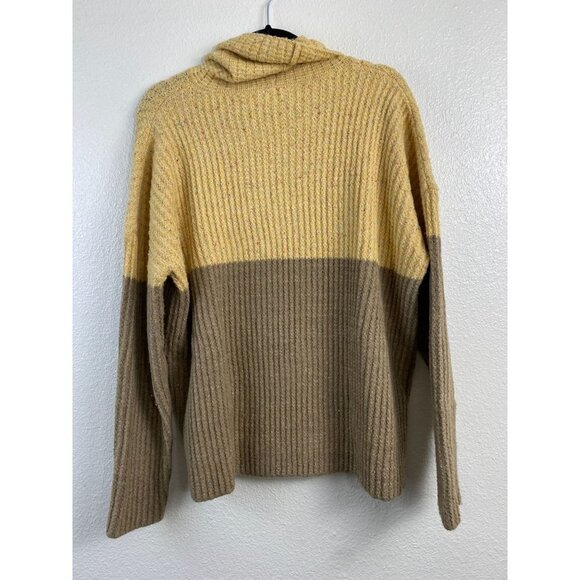 Kori America Waffle Knit Sweaters Womens Medium Cowl neck Fall Cozy Cottagecore - Picture 11 of 12